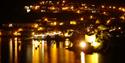 Dolphins night time view
